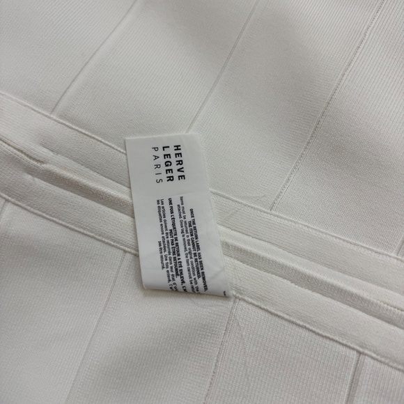 HERVE LEGER HALTER ICON GOWN HLT8271679 NEW WITHOUT TAG - Picture 10 of 10